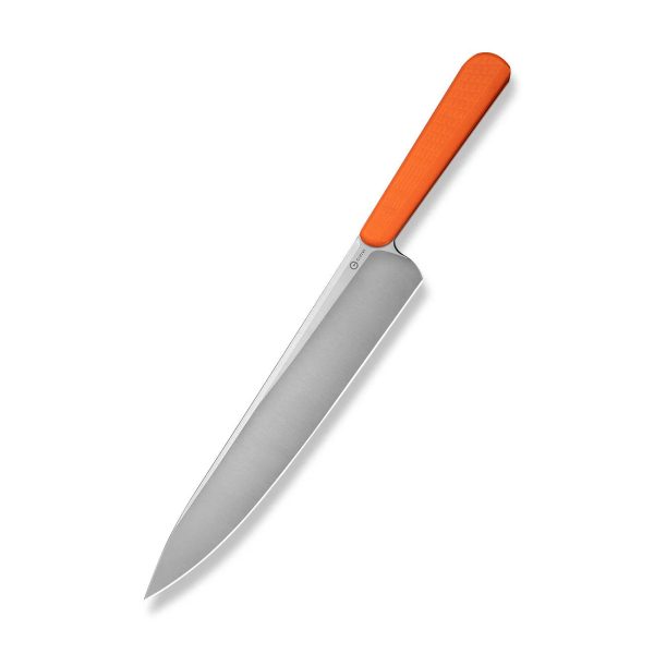 Nóż kuchenny Civivi Cibus Chef Knife Orange G10, Satin 14C28N by Ostap Hel (C23048-3)-1