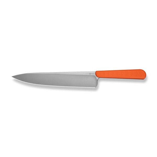 Nóż kuchenny Civivi Cibus Chef Knife Orange G10, Satin 14C28N by Ostap Hel (C23048-3)-3