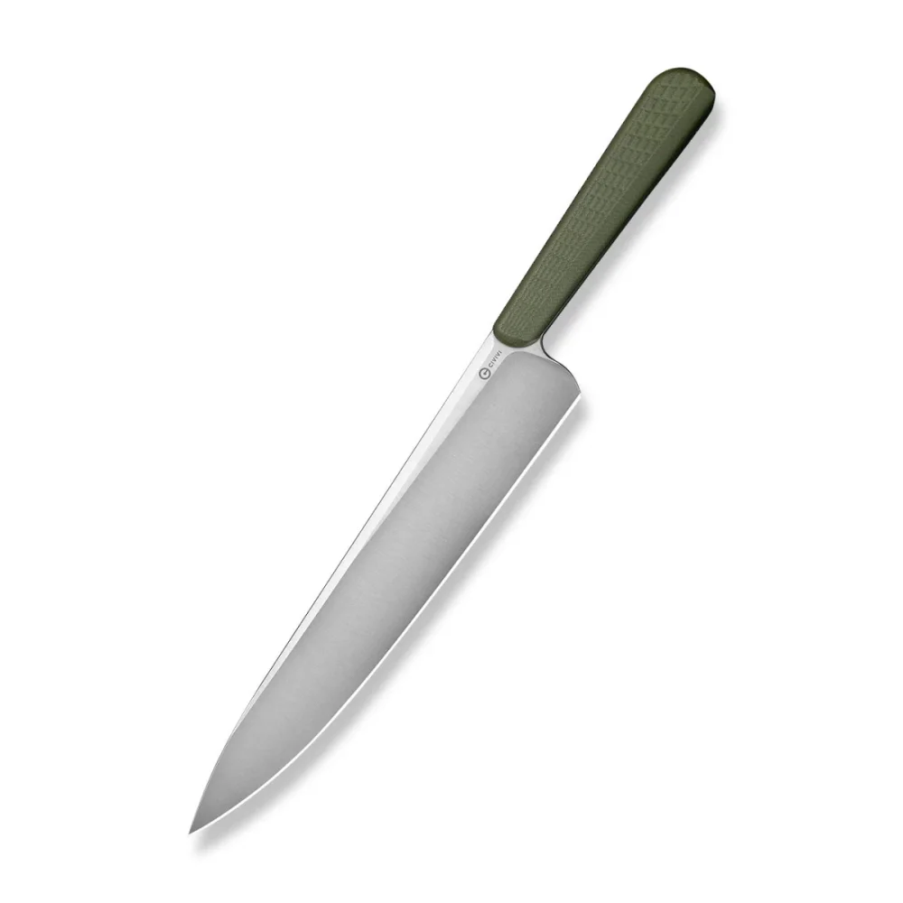 Nóż kuchenny Civivi Cibus Chef Knife OD Green G10, Satin 14C28N by Ostap Hel (C23048-2) 1 Nóż kuchenny Civivi Cibus Chef Knife OD Green G10, Satin 14C28N by Ostap Hel (C23048-2)