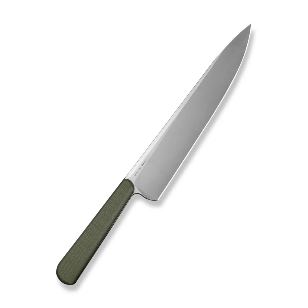 Nóż kuchenny Civivi Cibus Chef Knife OD Green G10, Satin 14C28N by Ostap Hel (C23048-2) 2 Nóż kuchenny Civivi Cibus Chef Knife OD Green G10, Satin 14C28N by Ostap Hel (C23048-2)