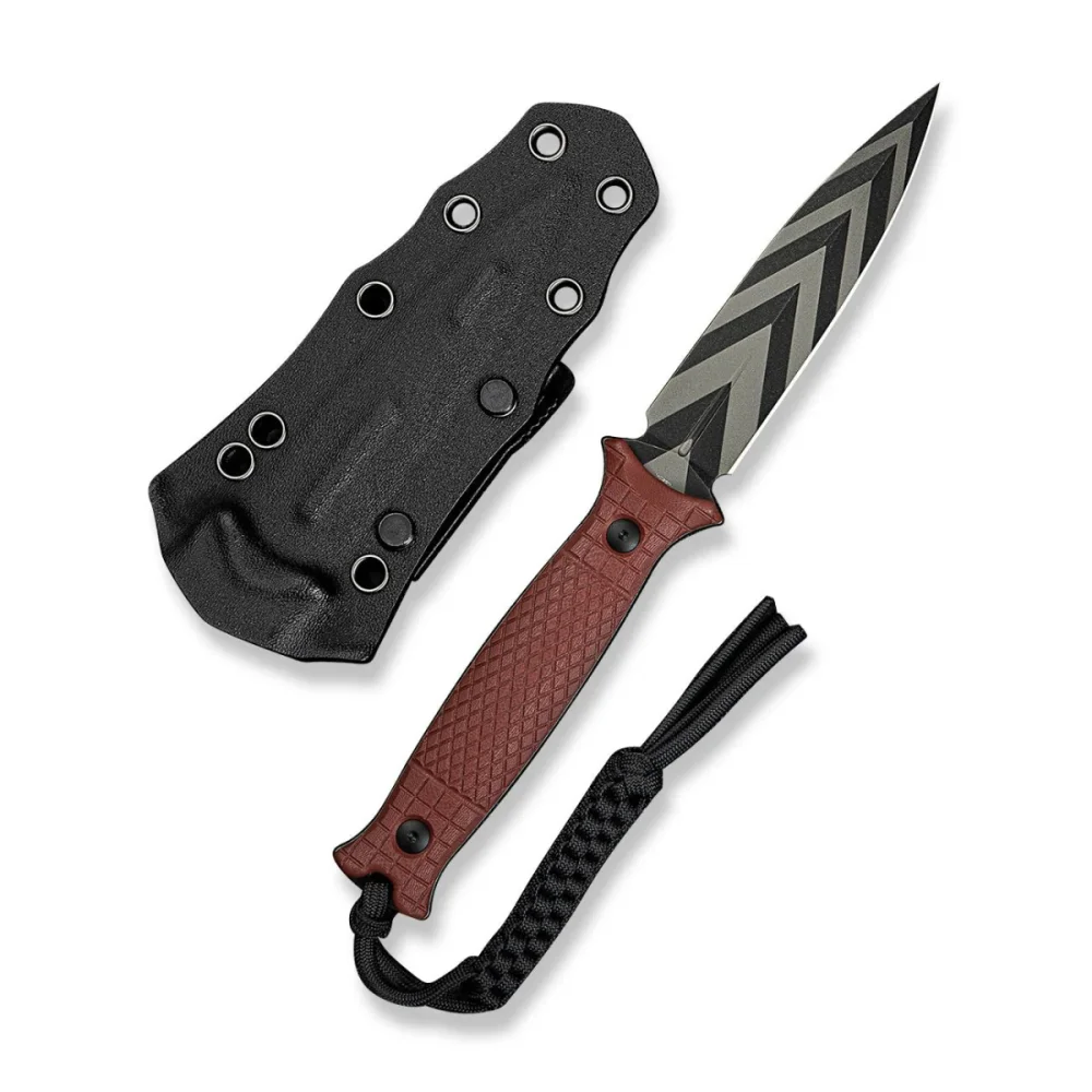 Nóż Civivi Perfrico Burgundy G10, Black/Gray Striped 14C28N (C23026-3) 2 Nóż Civivi Perfrico Burgundy G10, Black/Gray Striped 14C28N (C23026-3)