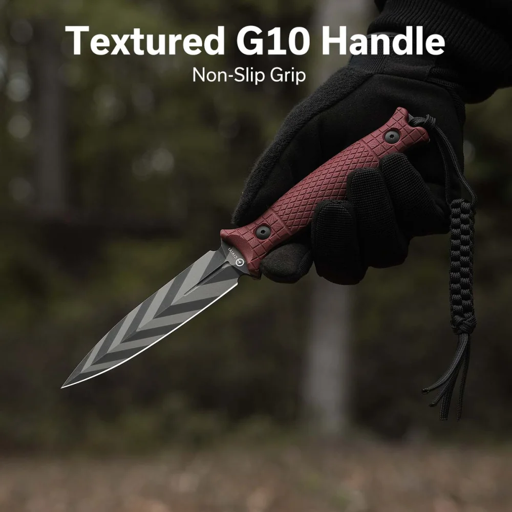 Nóż Civivi Perfrico Burgundy G10, Black/Gray Striped 14C28N (C23026-3) 9 Nóż Civivi Perfrico Burgundy G10, Black/Gray Striped 14C28N (C23026-3)