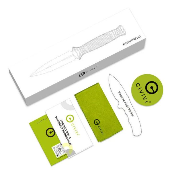 Nóż Civivi Perfrico Black G10, Satin 14C28N (C23026-1)-8
