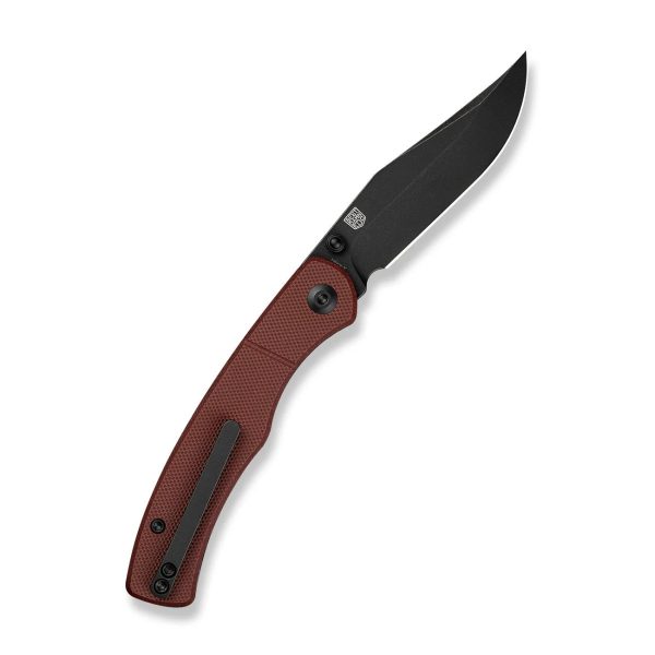 Nóż składany Civivi Clingman Burgundy G10, Black Stonewashed Nitro-V by Taylor Martin Best Damn EDC (C23065-2)-2
