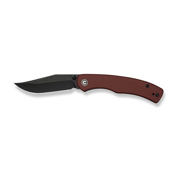 Nóż składany Civivi Clingman Burgundy G10, Black Stonewashed Nitro-V by Taylor Martin Best Damn EDC (C23065-2)-3