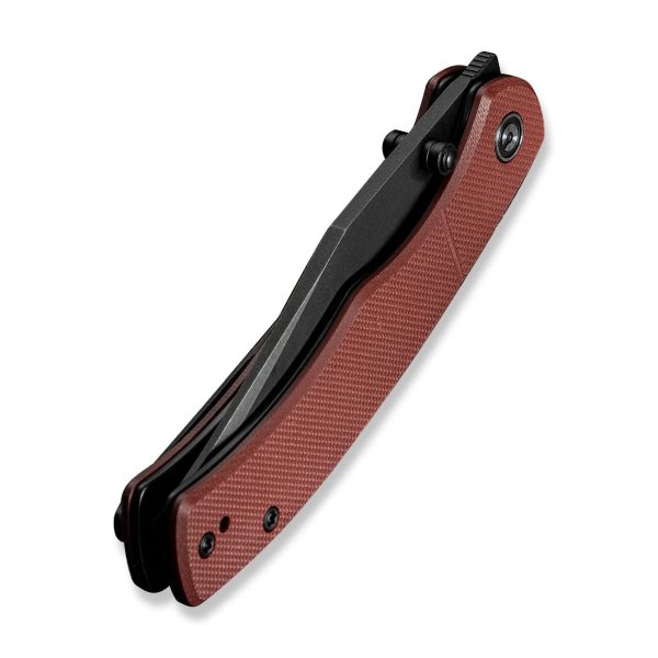 Nóż składany Civivi Clingman Burgundy G10, Black Stonewashed Nitro-V by Taylor Martin Best Damn EDC (C23065-2)-7