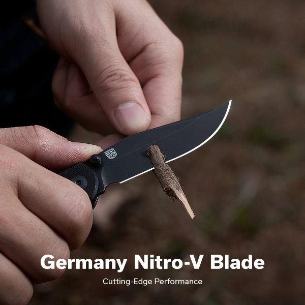 Nóż składany Civivi Clingman Black G10, Black Stonewashed Nitro-V by Taylor Martin Best Damn EDC (C23065-1)-11