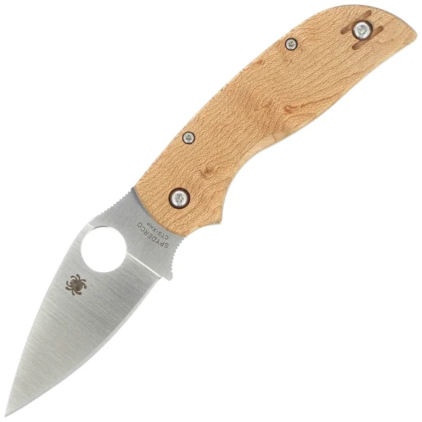 Nóż składany Spyderco Chaparral Slipit Birdseye Maple, Satin CTS XHP by Sal Glesser (C152NLWDP)-1