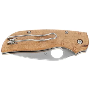 Nóż składany Spyderco Chaparral Slipit Birdseye Maple, Satin CTS XHP by Sal Glesser (C152NLWDP)-2