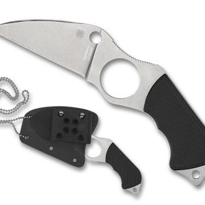 Nóż Spyderco Swick 6 Small Black G10, Satin LC200N by Sal Glesser (FB14P6)-1