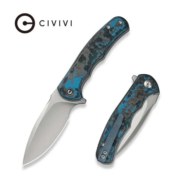 Nóż składany Civivi Mini Praxis Limited Edition Arctic Storm Fat Carbon, Satin CPM S35VN (C18026CB-1)-1
