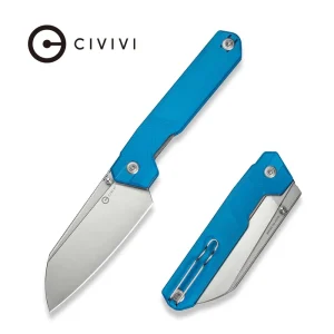 Nóż składany Civivi Hid Blue G10, Satin 14C28N by Ostap Hel (C23008-5)-1