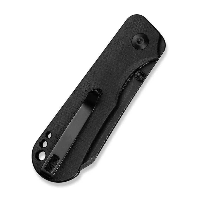 Crabby Black Canvas Micarta, Black Stonewashed – kompaktowy nóż składany EDC zaprojektowany przez Kena Oniona Jr.. Ergonomiczna rękojeść z Micartyi głownia typu sheepsfoot ze stali 14C28N oferują trwałość, wygodę i precyzję w nowoczesnym wydaniu. - LifeGun.pl Nóż składany Civivi Crabby Black Canvas Micarta, Black Stonewashed 14C28N by Ken Onion Jr. (C24055-3)-5