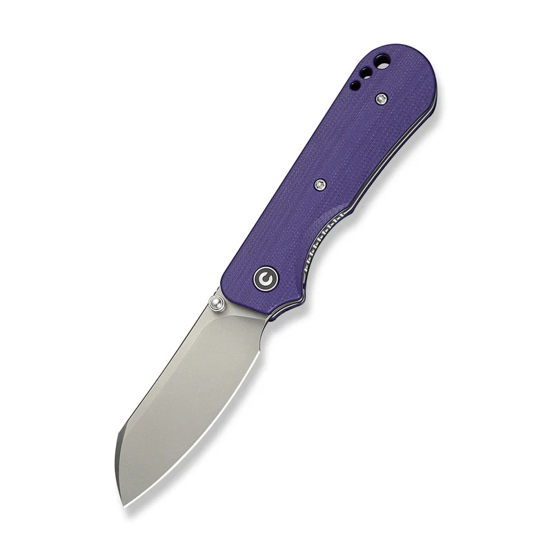 Crabby Purple G10, Stonewashed kompaktowy nóż składany EDC zaprojektowany przez Kena Oniona Jr.. Ergonomiczna rękojeść z G10 i głownia typu sheepsfoot ze stali 14C28N oferują trwałość, wygodę i precyzję w nowoczesnym, taktycznym wydaniu. - LifeGun.pl Nóż składany Civivi Crabby Purple G10, Stonewashed 14C28N by Ken Onion Jr. (C24055-2)-2