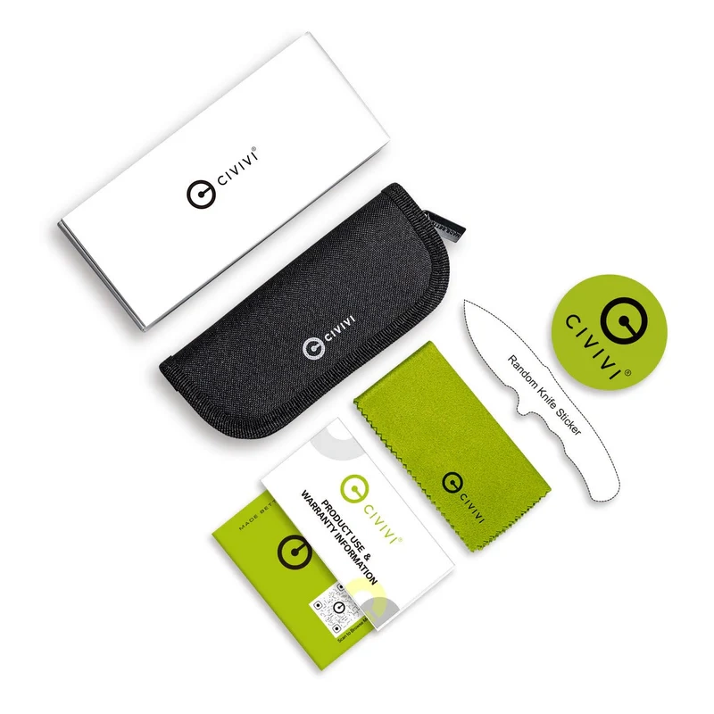 Crabby Purple G10, Stonewashed kompaktowy nóż składany EDC zaprojektowany przez Kena Oniona Jr.. Ergonomiczna rękojeść z G10 i głownia typu sheepsfoot ze stali 14C28N oferują trwałość, wygodę i precyzję w nowoczesnym, taktycznym wydaniu. - LifeGun.pl Nóż składany Civivi Crabby Purple G10, Stonewashed 14C28N by Ken Onion Jr. (C24055-2)-10