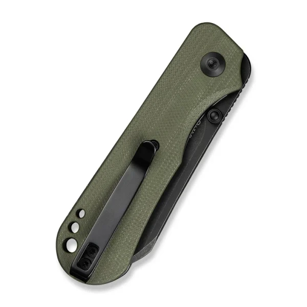 Nóż składany Civivi Crabby OD Green G10, Black Stonewashed 14C28N by Ken Onion Jr. (C24055-1)-5