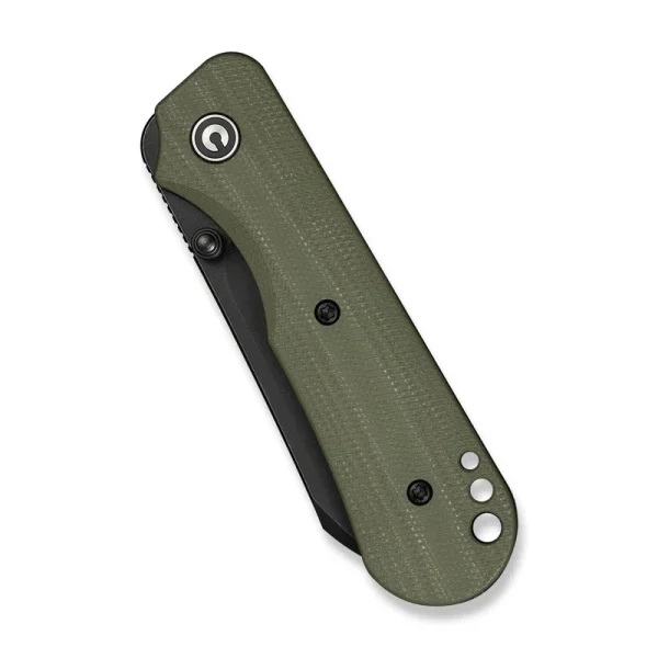 Nóż składany Civivi Crabby OD Green G10, Black Stonewashed 14C28N by Ken Onion Jr. (C24055-1)-4