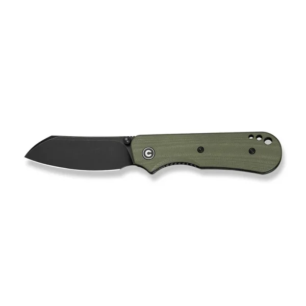 Nóż składany Civivi Crabby OD Green G10, Black Stonewashed 14C28N by Ken Onion Jr. (C24055-1)-7