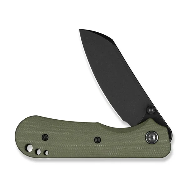Nóż składany Civivi Crabby OD Green G10, Black Stonewashed 14C28N by Ken Onion Jr. (C24055-1)-6