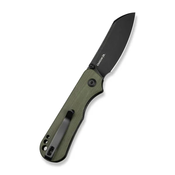 Nóż składany Civivi Crabby OD Green G10, Black Stonewashed 14C28N by Ken Onion Jr. (C24055-1)-3