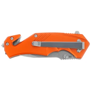Nóż składany ratowniczy BlackFox Demand Orange Aluminium, Stonewashed D2 (BF-784 OR)-2