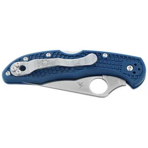 Nóż składany Spyderco Delica 4 Cobalt Blue FRN, Satin CPM SPY27 by Sal Glesser (C11PCBL)-2