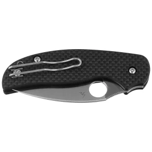 Nóż składany Spyderco Sage 6 Black Carbon Fiber/G10, Satin CPM S30V by Sal Glesser (C123CFBCLP)-2