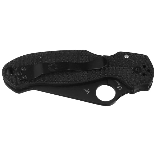 Nóż składany Spyderco Para 3 Salt Black G10, Black DLC MagnaCut by Sal, Eric Glesser (C223GMCBKP)-4