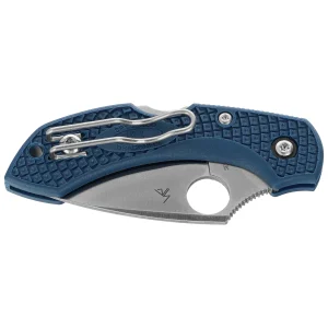 Nóż składany Spyderco Dragonfly 2 Cobalt Blue FRN, Satin CPM SPY27 by Sal Glesser (C28PCBL2)-2