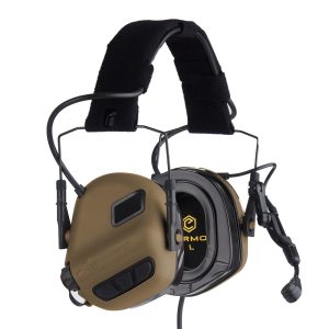 Earmor - Zestaw słuchawkowy M32 PLUS - Coyote Brown - M32-CB (PLUS)-1