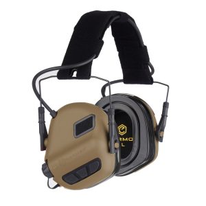 Earmor - Aktywne ochronniki słuchu M31 PLUS - Coyote Brown - M31-CB (PLUS)-1