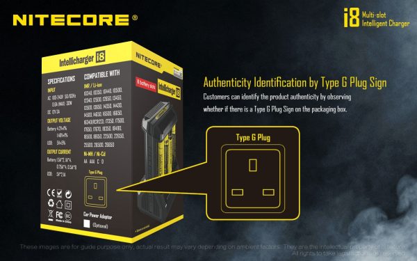 Ładowarka Nitecore i8 EU-18