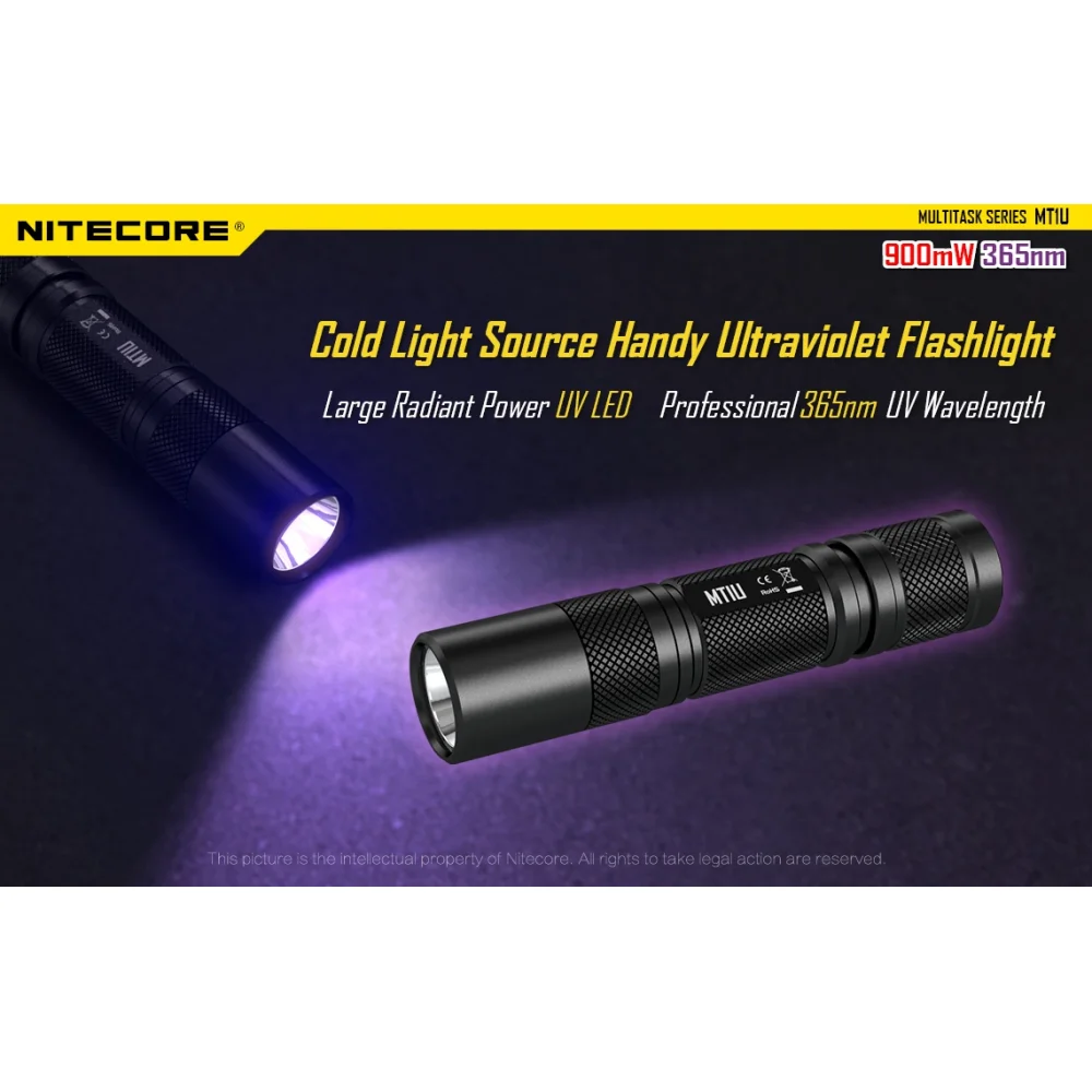 Latarka UV Nitecore MT1U 6 Latarka UV Nitecore MT1U