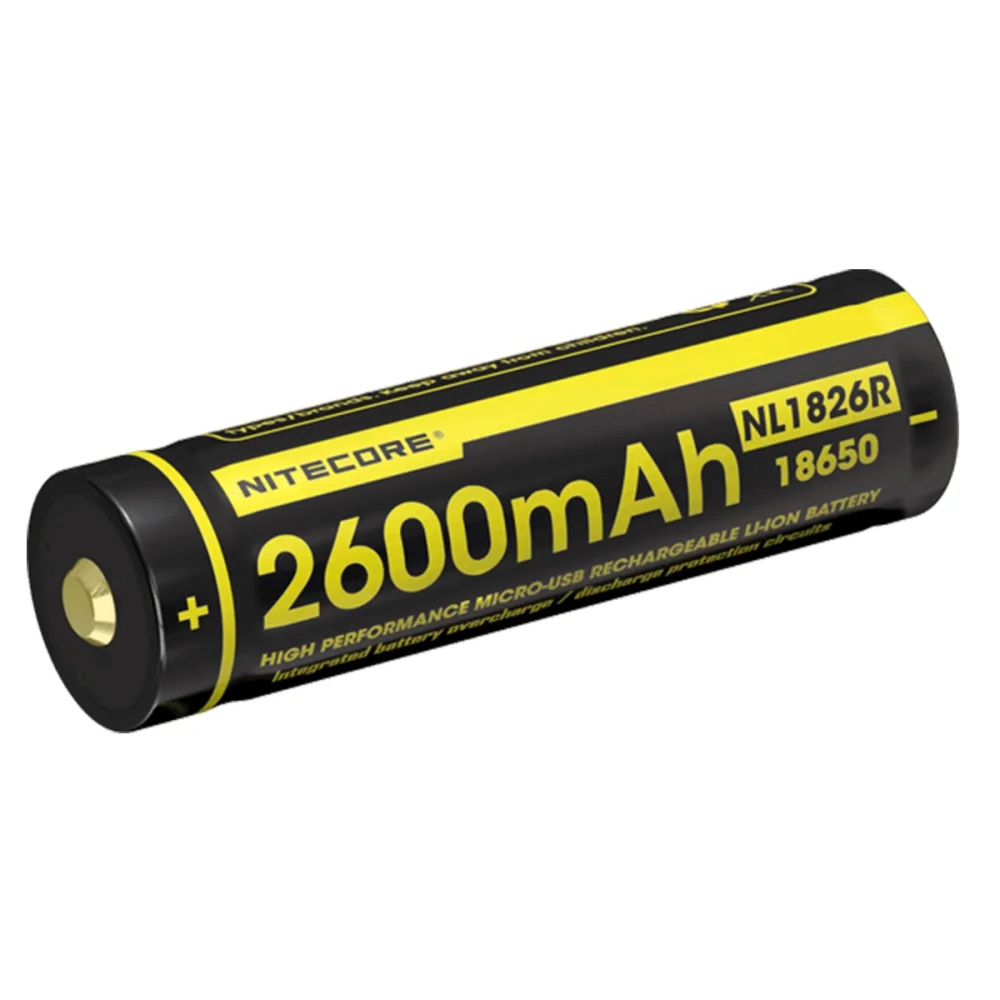 Akumulator Nitecore 18650 Micro USB NL1826R 2600mAh 1 Akumulator Nitecore 18650 Micro USB NL1826R 2600mAh