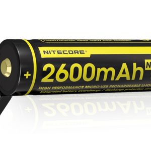 Akumulator Nitecore 18650 Micro USB NL1826R 2600mAh-2