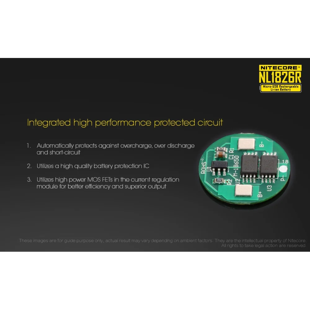 Akumulator Nitecore 18650 Micro USB NL1826R 2600mAh 7 Akumulator Nitecore 18650 Micro USB NL1826R 2600mAh