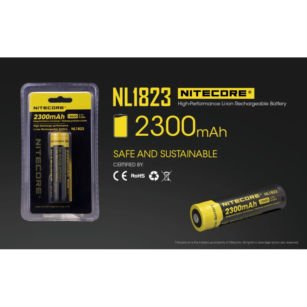 Akumulator Nitecore 18650 NL1823 2300mAh 3 Akumulator Nitecore 18650 NL1823 2300mAh