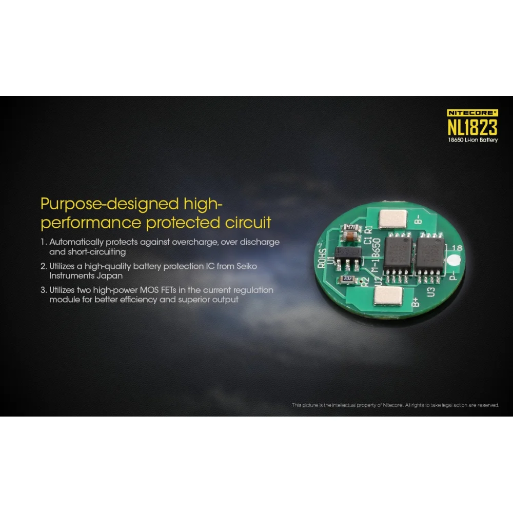 Akumulator Nitecore 18650 NL1823 2300mAh 6 Akumulator Nitecore 18650 NL1823 2300mAh