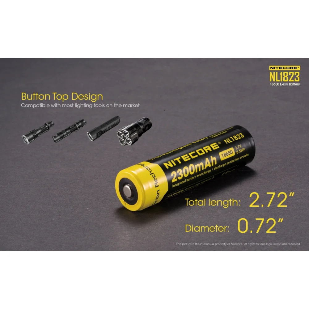 Akumulator Nitecore 18650 NL1823 2300mAh 7 Akumulator Nitecore 18650 NL1823 2300mAh