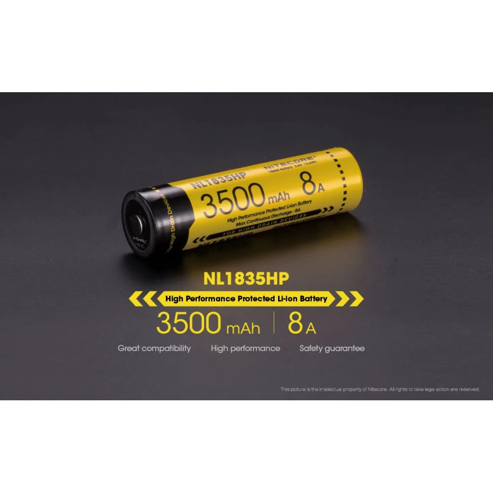 Akumulator Nitecore 18650 NL1835HP High Performance 3500mAh 3 Akumulator Nitecore 18650 NL1835HP High Performance 3500mAh