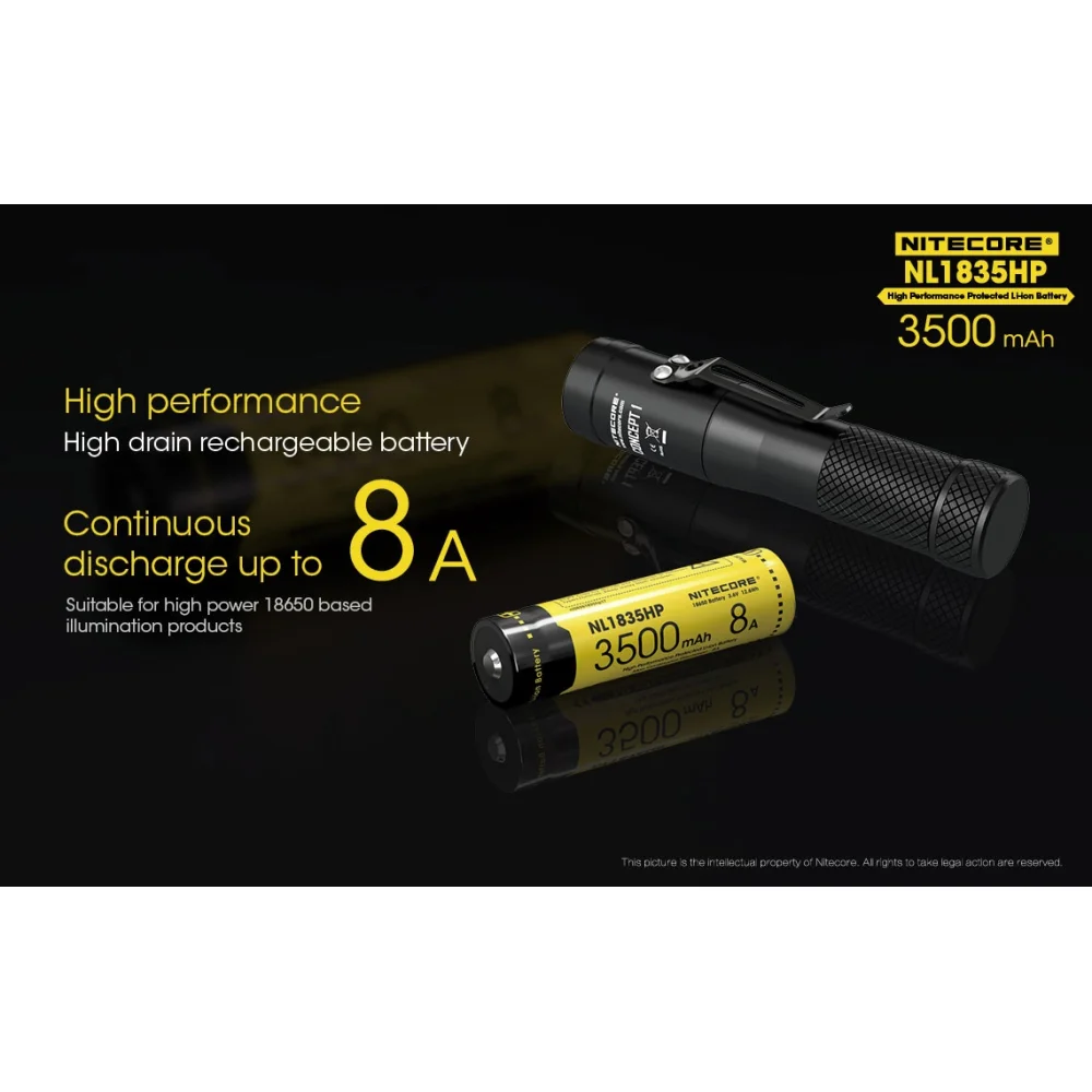 Akumulator Nitecore 18650 NL1835HP High Performance 3500mAh 4 Akumulator Nitecore 18650 NL1835HP High Performance 3500mAh