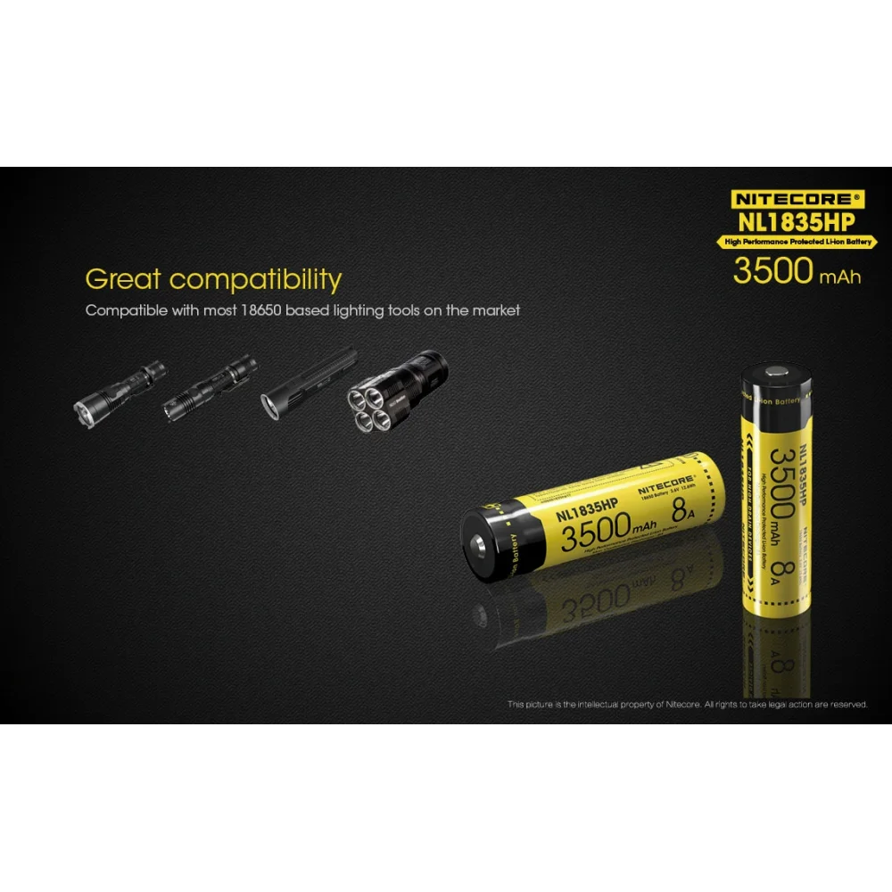 Akumulator Nitecore 18650 NL1835HP High Performance 3500mAh 5 Akumulator Nitecore 18650 NL1835HP High Performance 3500mAh