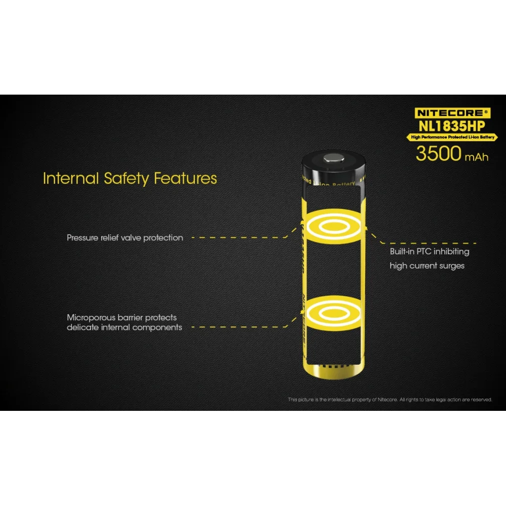 Akumulator Nitecore 18650 NL1835HP High Performance 3500mAh 6 Akumulator Nitecore 18650 NL1835HP High Performance 3500mAh