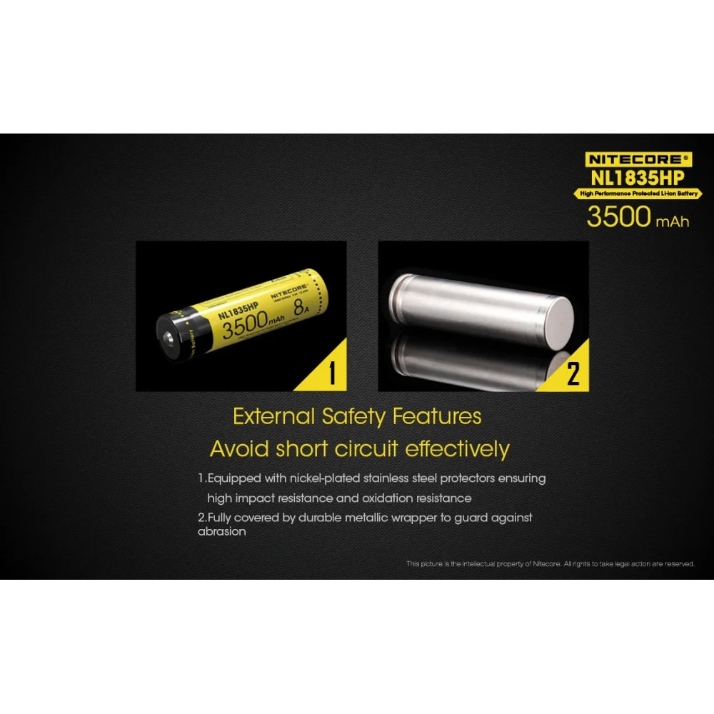 Akumulator Nitecore 18650 NL1835HP High Performance 3500mAh 8 Akumulator Nitecore 18650 NL1835HP High Performance 3500mAh