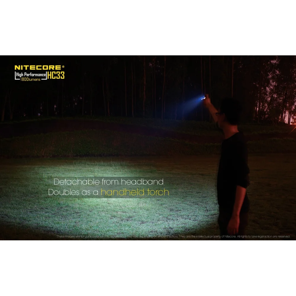 Czołówka Nitecore HC33 1800 lumenów 5 Czołówka Nitecore HC33 1800 lumenów