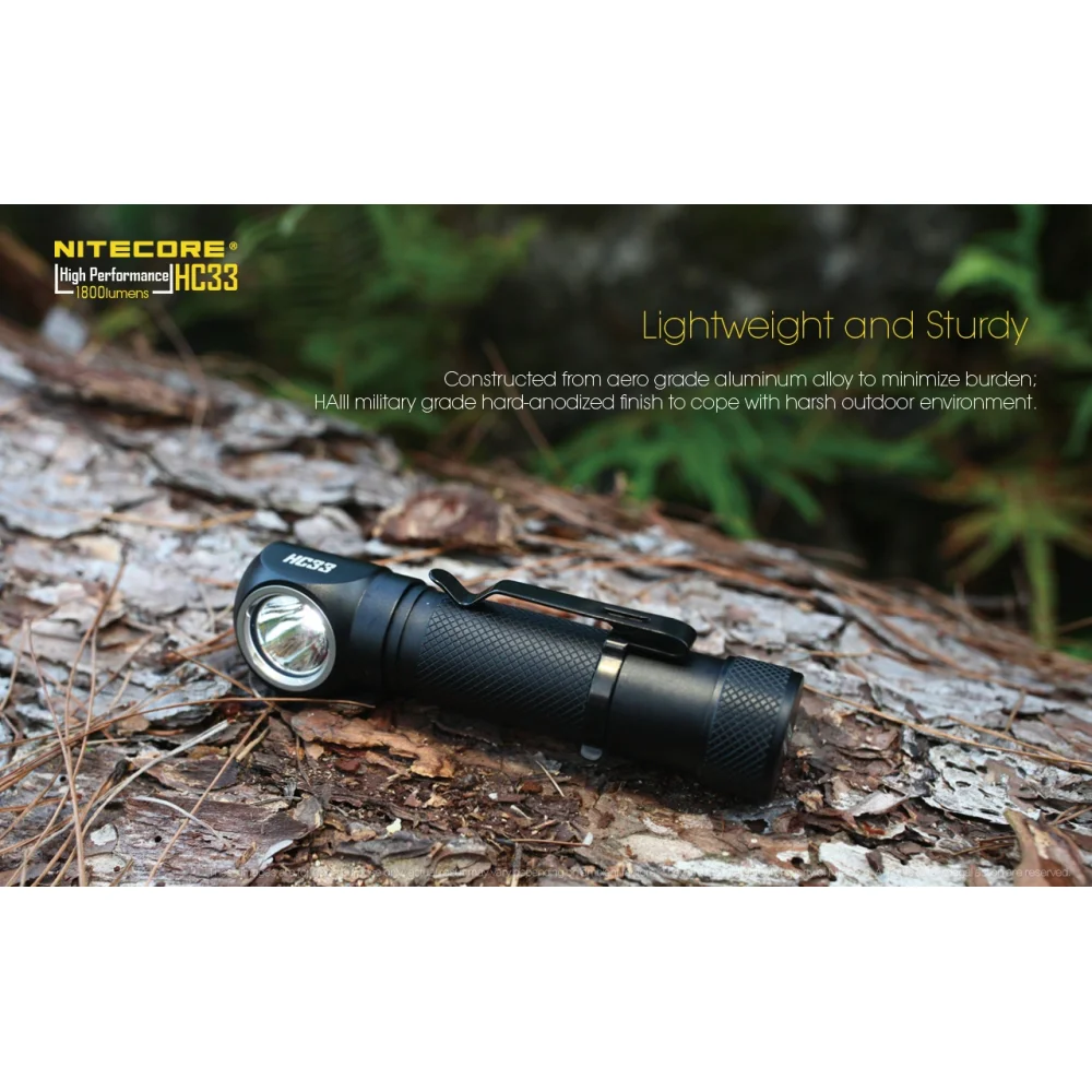Czołówka Nitecore HC33 1800 lumenów 11 Czołówka Nitecore HC33 1800 lumenów