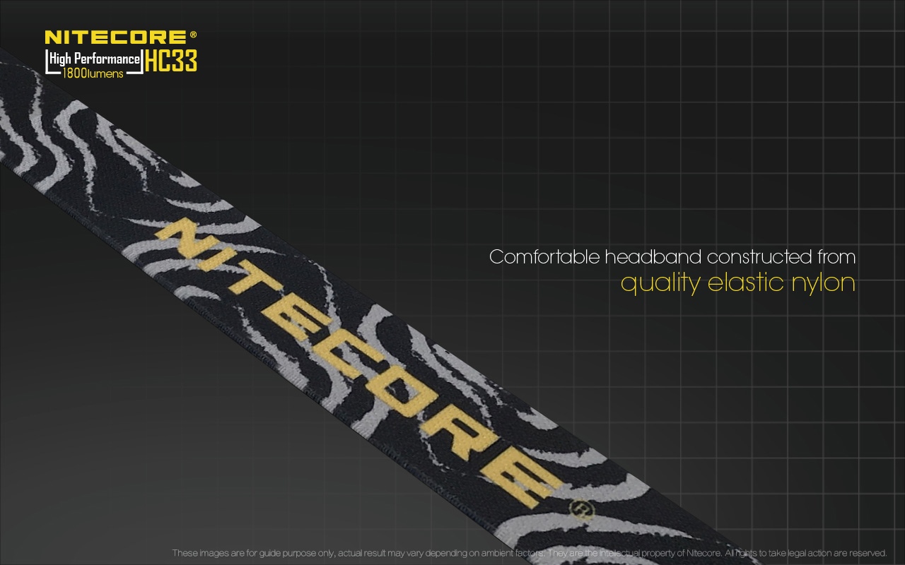 Światło S.O.S.: Tak | Maksymalny czas pracy (godz.): 330 | Zasięg wiązki światła (m): 187 | Baterie w zestawie: 1x 18650 | Wodoodporna: Tak - do 2 metrów | Baterie (kompatybilne): 1 x 18650 lub 2 x CR123 | Światło stroboskopowe: tak | Źródło światła: Dioda CREE XHP35 HD LED | Moc światła (L): 1800 | Waga (g): 51 - LifeGun.pl Czołówka Nitecore HC33 1800 lumenów-15
