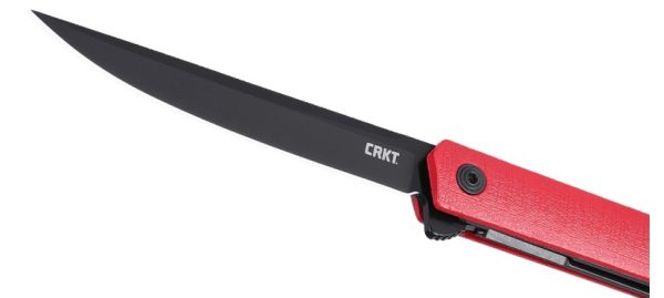 NÓŻ CRKT 7097RK - CEO FLIPPER RED/BLACK BLADE-6