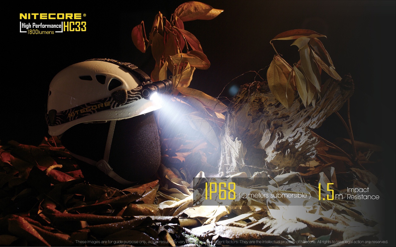 Światło S.O.S.: Tak | Maksymalny czas pracy (godz.): 330 | Zasięg wiązki światła (m): 187 | Baterie w zestawie: 1x 18650 | Wodoodporna: Tak - do 2 metrów | Baterie (kompatybilne): 1 x 18650 lub 2 x CR123 | Światło stroboskopowe: tak | Źródło światła: Dioda CREE XHP35 HD LED | Moc światła (L): 1800 | Waga (g): 51 - LifeGun.pl Czołówka Nitecore HC33 1800 lumenów-18