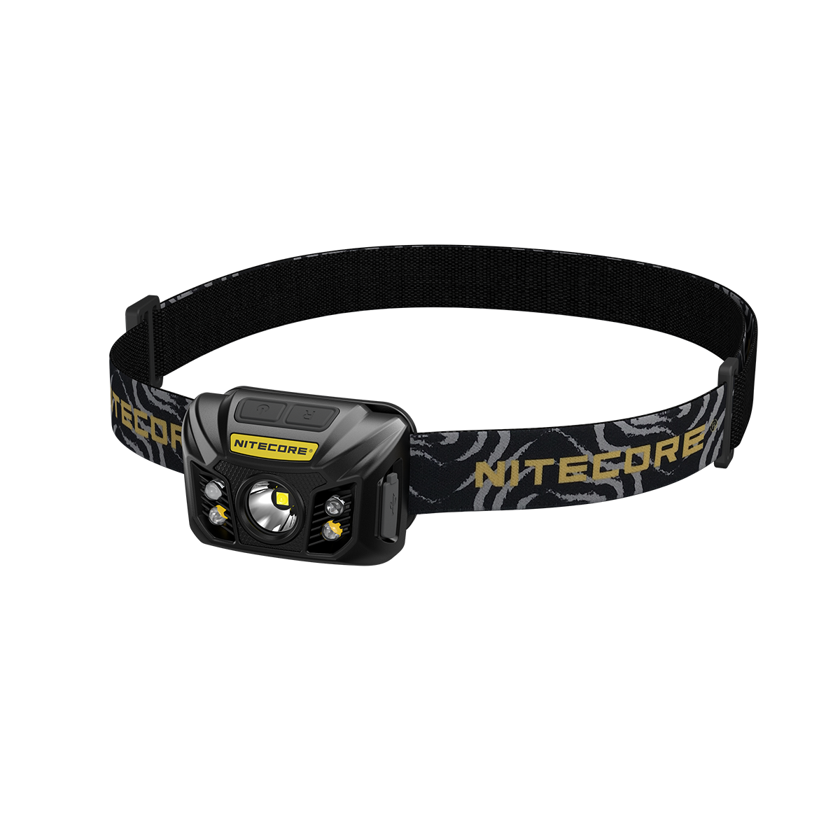 Światło S.O.S.: Tak | Maksymalny czas pracy (godz.): 330 | Zasięg wiązki światła (m): 125 | Długość całkowita (mm): 63 | Waga (g): 76.4 | Moc światła (L): 550 - LifeGun.pl Czołówka Nitecore NU32 550 lumenów-1